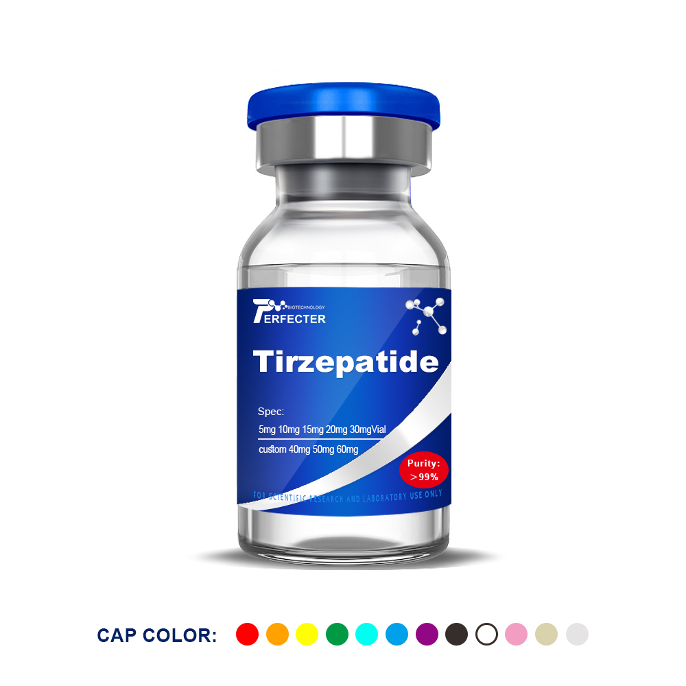 Tirzepatide CAS 2023788-19-2 10vials 5mg 10mg 15mg 20mg 30mg 40mg 50mg 60mg